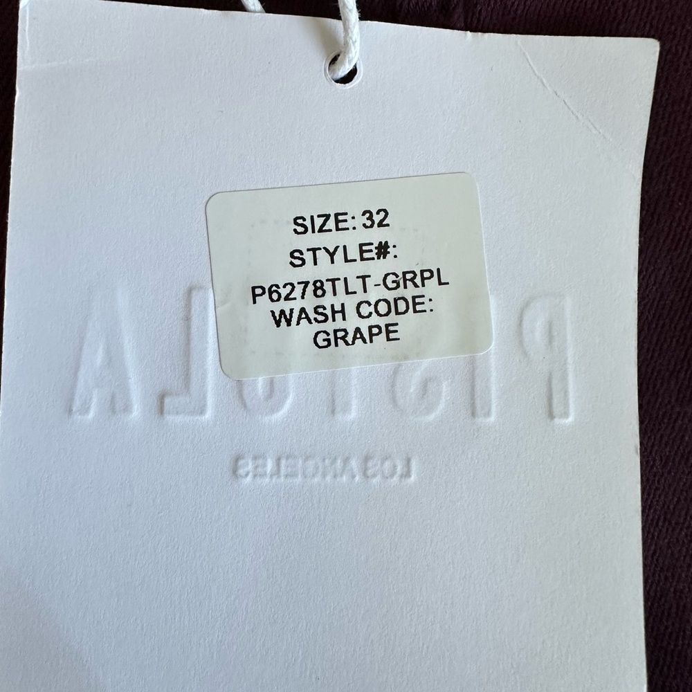 Women’s NWT Pistola Dark Purple Size 32‎ or 14 Cargo Skinny Pants - Picture 9 of 11